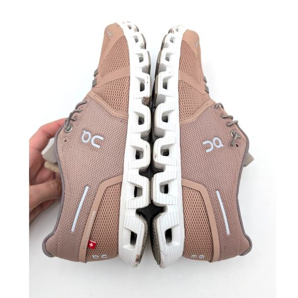 On Running Cloud 5 Running Sneaker Shoes Women's Pink Size US8.5 EU40 - Picture 6 of 13